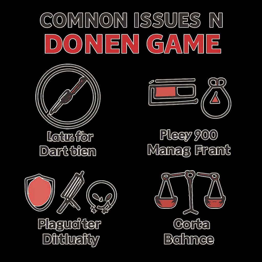 Diagram illustrating common issues in Domen Game.