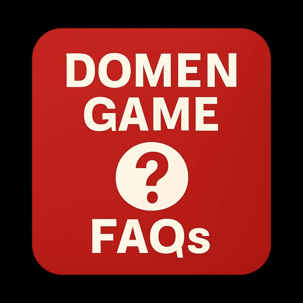 A badge representing Domen Game FAQs.