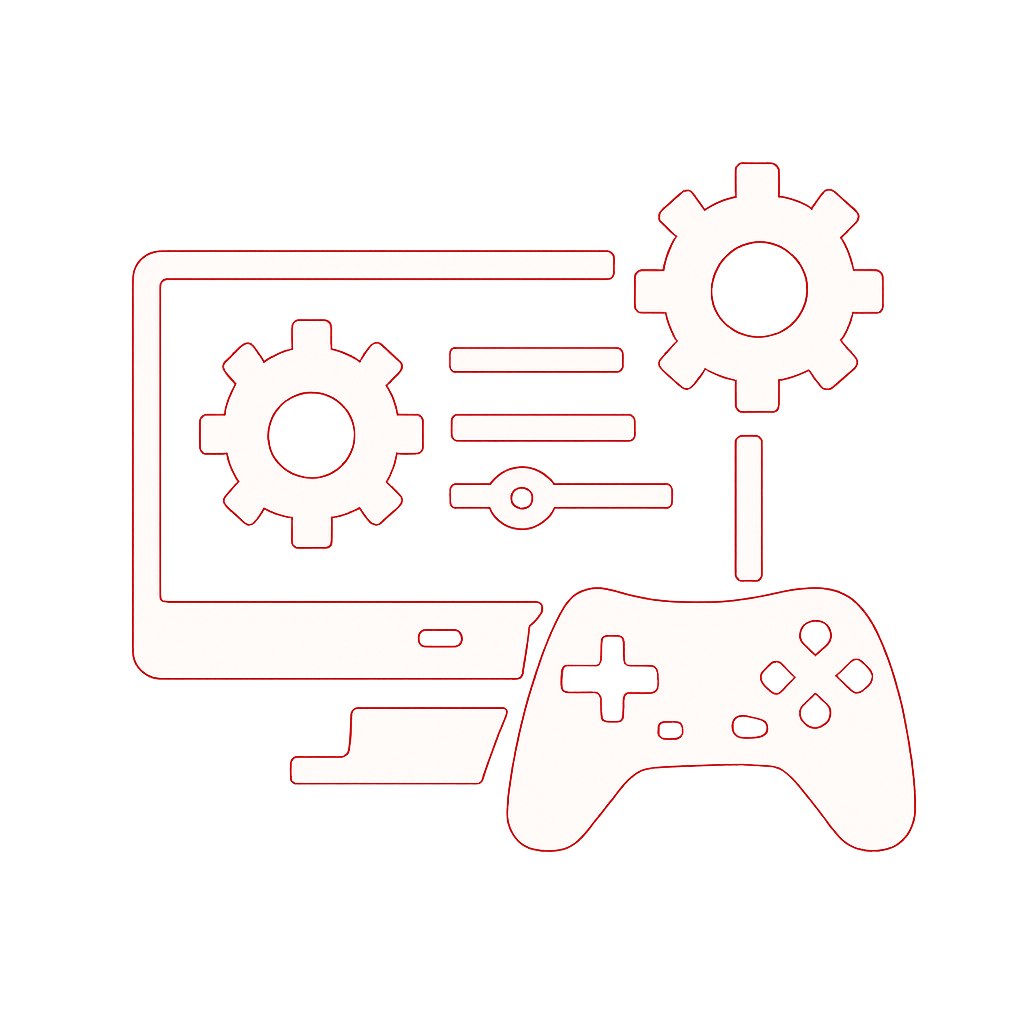 A diagram illustrating optimization steps for a Domen Game account.