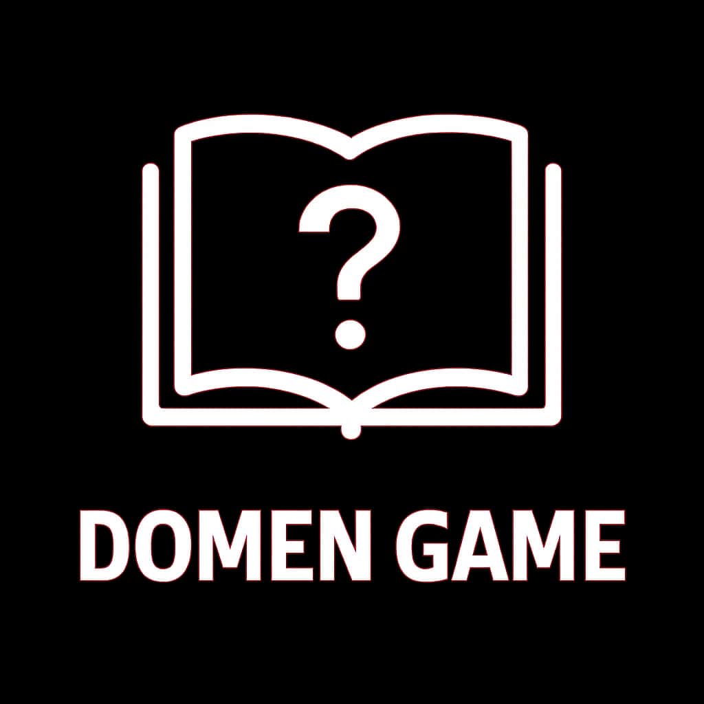 A professional badge depicting the Domen Game Login Guide.