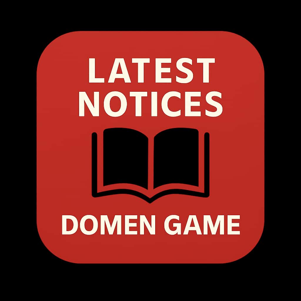 An icon representing the guide for Latest Domen Game Notices.