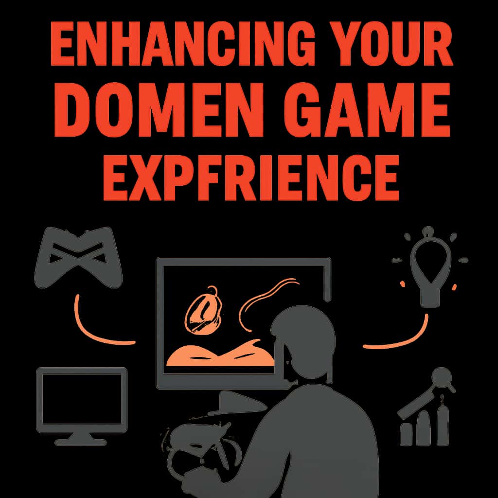 An educational diagram showcasing the steps to enhance the Domen Game experience.