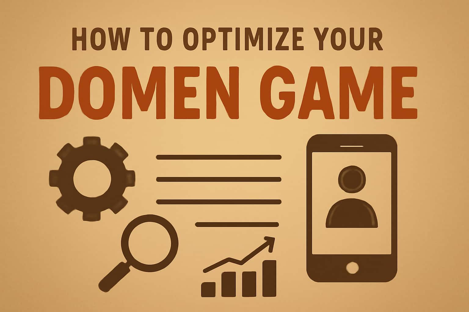 An informative scene illustrating the process of optimizing a Domen Game account.