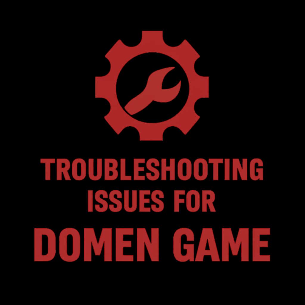 Icon representing support resources for troubleshooting Domen Game issues.